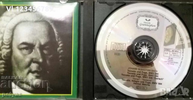 СД - JOCHANN SEBASTIAN BACH ' TOCCATAS AND FUGUES' - CD, снимка 3 - CD дискове - 27702520