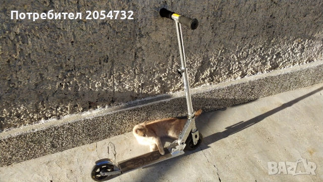 Сгъваема тротинетка с крачна спирачка, снимка 7 - Скейтборд, ховърборд, уейвборд - 51513925