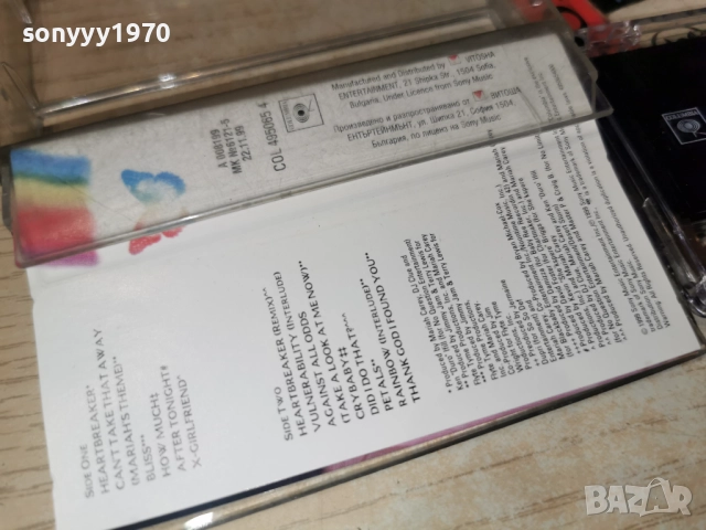 MARIAH CAREY-ORIGINAL TAPE 0912252231, снимка 9 - Аудио касети - 52713966