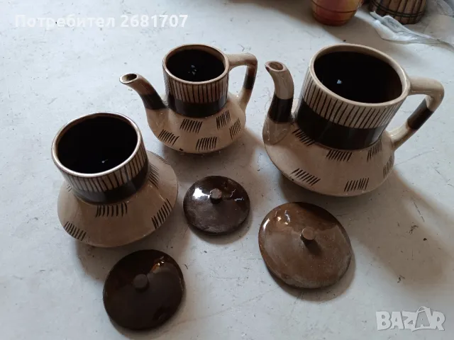 стари керамични канички , снимка 2 - Колекции - 48712643