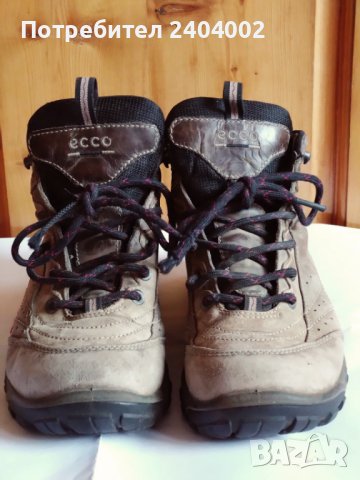 Мъжки кожени обувки Ecco Yak Gore Tex Receptor technology №39, снимка 5 - Ежедневни обувки - 43612155
