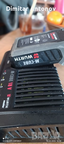 зарядно комплект с батерия за нов модел Würth , снимка 3 - Други инструменти - 53402951