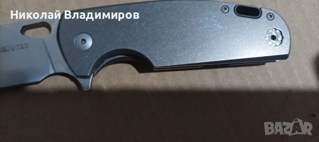 Оригинален нож двобен kyomi viper N690Co джобно титан, снимка 4 - Ножове - 53395871