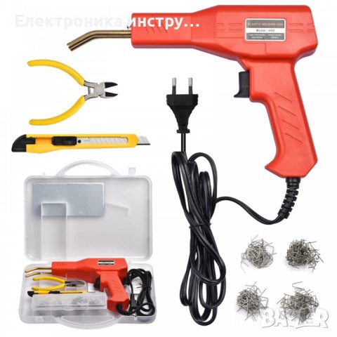 Поялник за лепене на пластмаса с горещи скоби 50W, снимка 8 - Поялници и запояване - 43166432