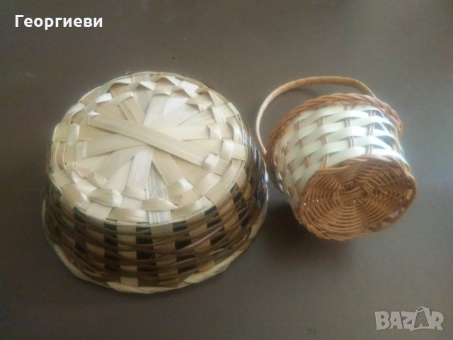 Кошнички, плетени, 2 бр.- 8 лева, снимка 2 - Декорация за дома - 26594772