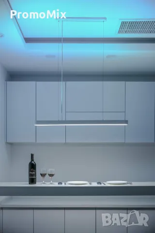 Смарт полилей Xiaomi Yeelight Crystal YLDL01YL 33W 90см Wi-Fi Smart Пендел Led лампа димируем амбиен, снимка 2 - Лед осветление - 48813492