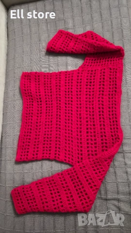 Дамска блуза ръчна изработка, снимка 2 - Блузи с дълъг ръкав и пуловери - 53129238