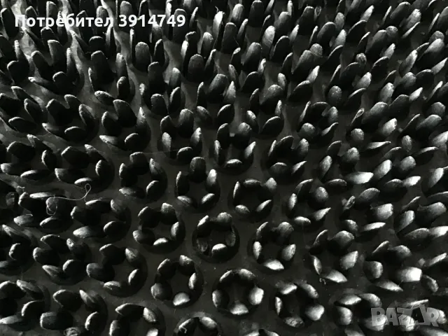 Изтривалка гумена, релефна повърхност “четка”, лесно дълбоко почистване на грайфери, 40х60 см, НОВА