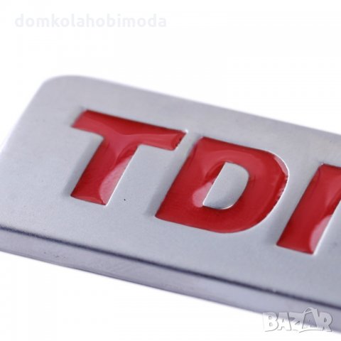  Метална 3D TDI Спортно Лого на автомобила за багажника или вратите , снимка 3 - Аксесоари и консумативи - 27661816