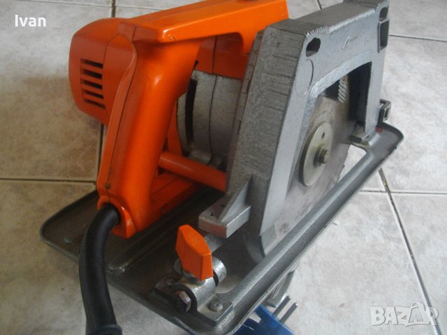 Руски Електрически:Ножица Рязане Ламарина 2,5-3мм/Ръчен Циркуляр ф200мм-1150 Вата-Рязане 65мм-Масивн, снимка 6 - Други инструменти - 40714359