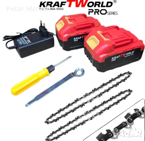 Акумулаторна Резачка KraftWorld 8″ с Автоматично Омасляване и Безчетков Мотор, снимка 6 - Други инструменти - 50358379