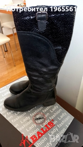 Продавам два чифта ботуши от естествена кожа , снимка 6 - Дамски ботуши - 52536075