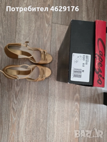 Обувки за латино и салса танци Capezio – размер 39, отлично състояние, снимка 5 - Дамски обувки на ток - 52133187