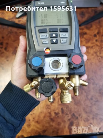 Дигитален манометър за фреон TESTO 570, снимка 4 - Други инструменти - 32303011