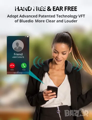 Bluetooth високоговорител с лента за врата  Bluedio, снимка 4 - Други - 50264968