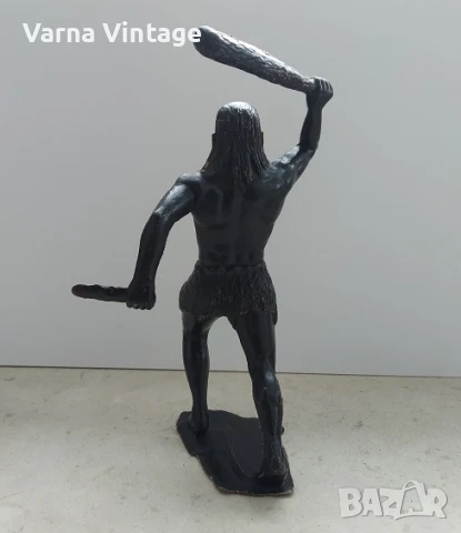 Войници. Неандерталец с тояга и нож. мащаб 150 мм (ДЗИ) СССР., снимка 5 - Колекции - 51416385