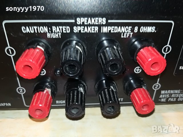 JVC AX-222BK STEREO AMPLIFIER-MADE IN JAPAN 0707221235, снимка 11 - Ресийвъри, усилватели, смесителни пултове - 37315828