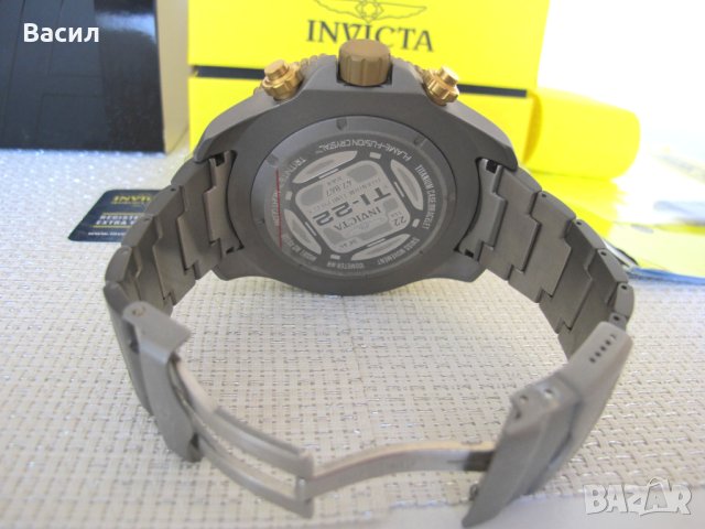 ПРОМО Invicta TI-22 Titanium – Нов швейцарски брутален оувърсайз часовник, снимка 5 - Мъжки - 44110450