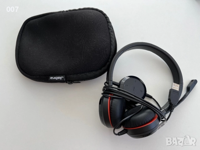 Слушалки с микрофон Jabra - Evolve 20 UC Stereo SE, черни, снимка 3 - Слушалки и портативни колонки - 51474930