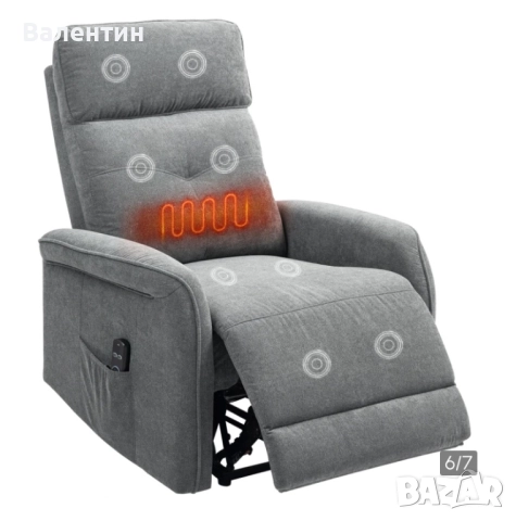 Масажно затоплящо кресло, снимка 3 - Дивани и мека мебел - 52582775