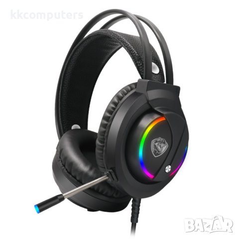 Гейминг слушалки за компютър с микрофон ROXPOWER T-ROX STGH707      Производител: Roxpower     Модел, снимка 4 - Слушалки и портативни колонки - 44030410