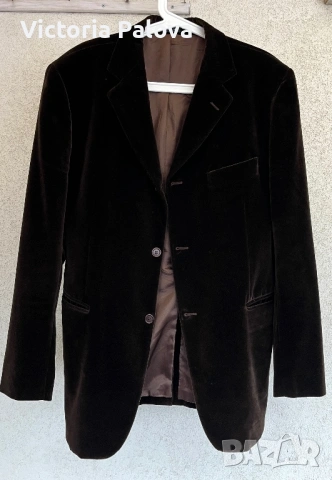 Луксозно кадифено сако MEDITERRANEA Италия, снимка 2 - Сака - 53225874