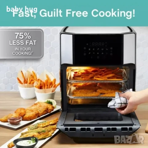 Фурна еър фрайър, снимка 8 - Печки, фурни - 51246583