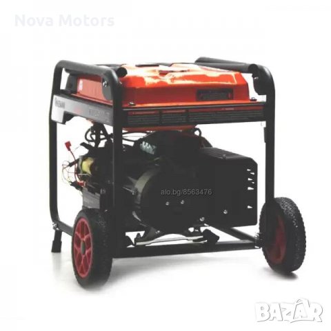 Генератор За Ток 7.5KW KEMAN ГАЗ-Бензин - Монофазен, снимка 2 - Генератори - 39660969