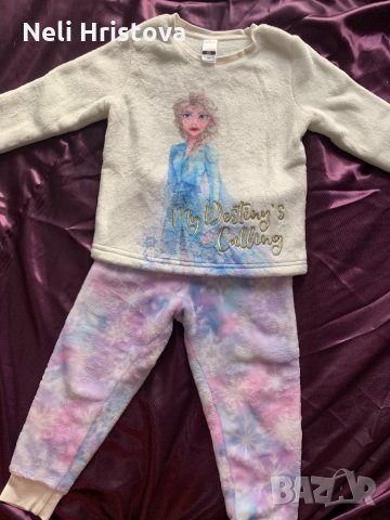 Пухкава пижама frozen, снимка 1 - Комплекти за бебе - 33417930