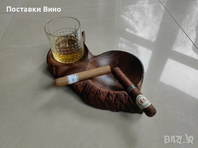 Арт пепелник за пури с място за чаша, снимка 9 - Декорация за дома - 52562095