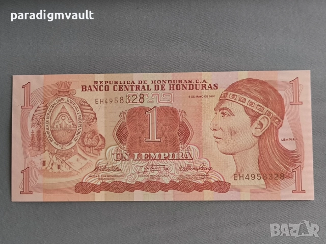 Банкнота - Хондурас - 1 лемпира UNC | 2010г.