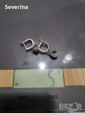 Нови,изящни сребърни обеци , снимка 7 - Обеци - 49041369