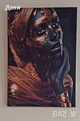 картини канава "Black African woman" светещи. , снимка 3 - Картини - 50784761