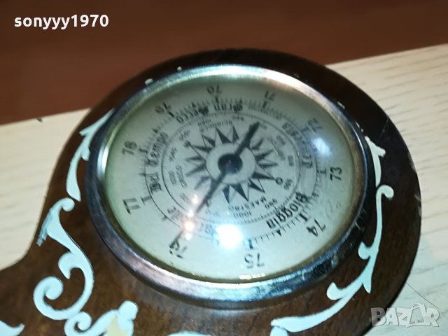 антика часовник с барометър 2606212037, снимка 8 - Антикварни и старинни предмети - 33342591