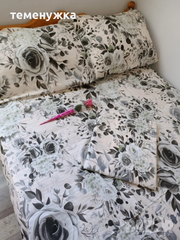 спален комплект приста, снимка 6 - Спално бельо и завивки - 52623192