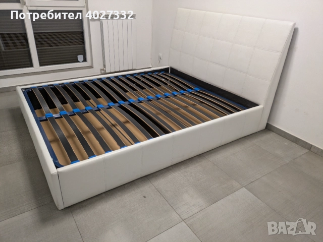 Тапицирана спалня 160×200 с подматрачна рамка и амортисьори + матрак Happy Dreams, снимка 4 - Спални и легла - 52435819