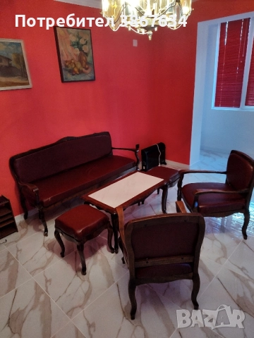 Старинна Унгарска мека мебел, снимка 2 - Дивани и мека мебел - 52248109