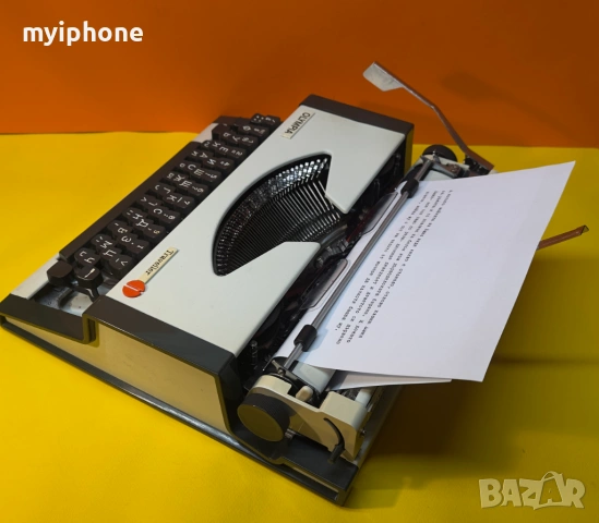 Пишеща Машина Olympia Traveller Клавиатура КирилицаТоп Състояние Обслужена , снимка 5 - Антикварни и старинни предмети - 53204515