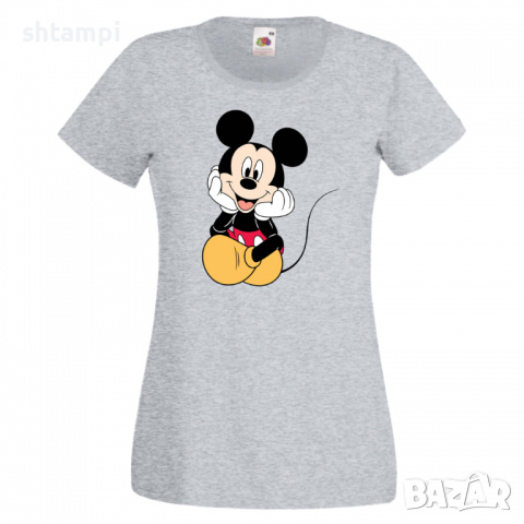 Дамска тениска Mickey Mouse 3 Мини Маус,Микки Маус.Подарък,Изненада,, снимка 4 - Тениски - 36526396