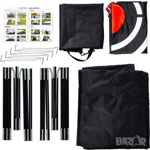 Kapler Мрежа за практикуване на голф - № 5 - 3х2,1х1,8 м, снимка 3 - Голф - 43952165