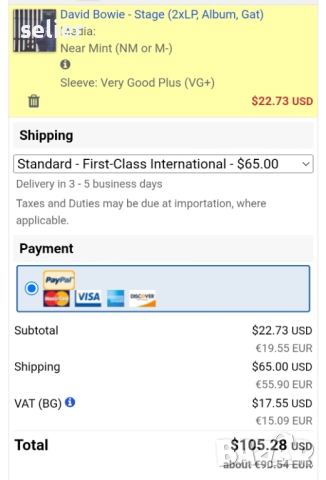 David Bowie ‎– Stage Двойна плоча-GATEFOLD Издание 🇺🇸 USA 1978г - Първа преса Състояние на винила:, снимка 6 - Грамофонни плочи - 52284417