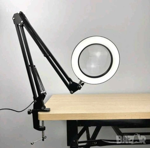 увеличителни лупа с лед лампа с три режима. , снимка 2 - Телфери - 53124854