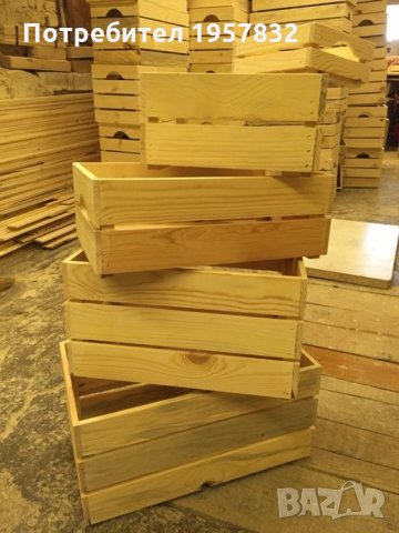 Сет от пет декоративни щайги ръчна изработка, снимка 5 - Други - 26229392