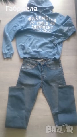 Нови дънки със суитшърт 