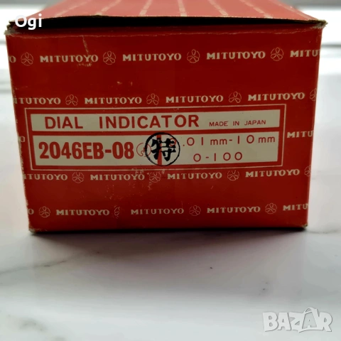 Индикаторен часовник MITUTOYO , снимка 4 - Шублери - 53524828