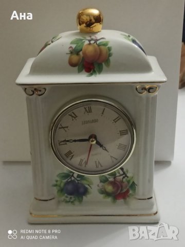 Стар английски настолен часовник , снимка 2 - Антикварни и старинни предмети - 39271792
