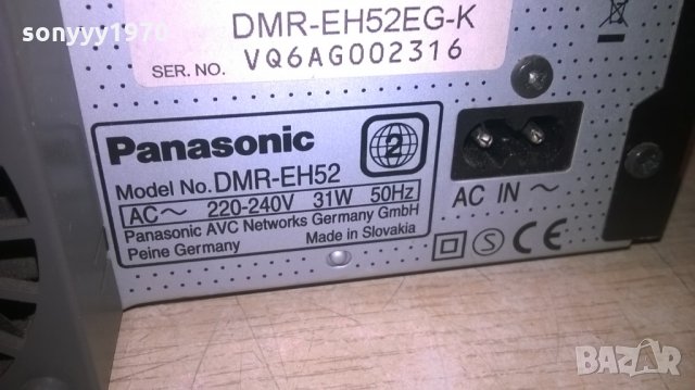 panasonic dmr-eh52 hdd & dvd recorder-внос швеицария, снимка 18 - Плейъри, домашно кино, прожектори - 26311274