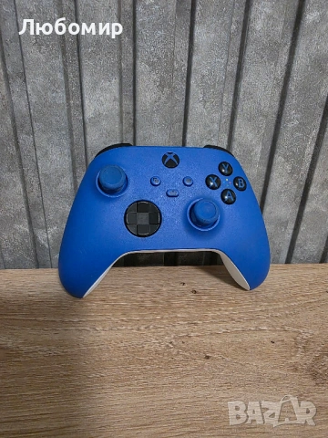 Джойстик Xbox Wireless Controller Shock Blue - Wireless и Bluetooth, снимка 2 - Аксесоари - 53444166