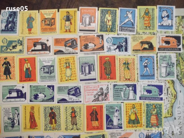 Лот от 100 бр. етикета за кибрит съветски, снимка 3 - Други ценни предмети - 28348634