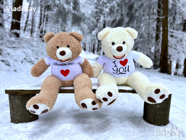 ПРОМО ОФЕРТА!! Плюшени мечета от 100 до 200 см, снимка 3 - Плюшени играчки - 44847128